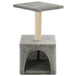 vidaXL Katzen-Kratzbaum Sisal 55 cm Grau