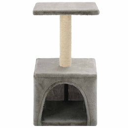 vidaXL Katzen-Kratzbaum Sisal 55 cm Grau