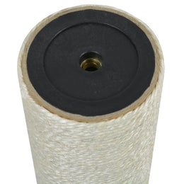 vidaXL Katzen-Kratzbaum 8x50 cm 10 mm Beige