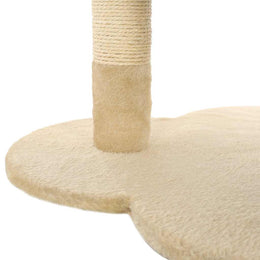 vidaXL Katzen-Kratzbaum mit Sisal-Kratzstange 50 cm Beige und Braun