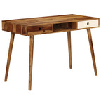 Schreibtisch 110 x 55 x 76 cm Massivholz Akazie