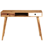 Schreibtisch 110 x 55 x 76 cm Massivholz Akazie
