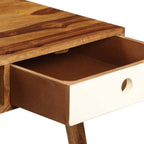 Schreibtisch 110 x 55 x 76 cm Massivholz Akazie