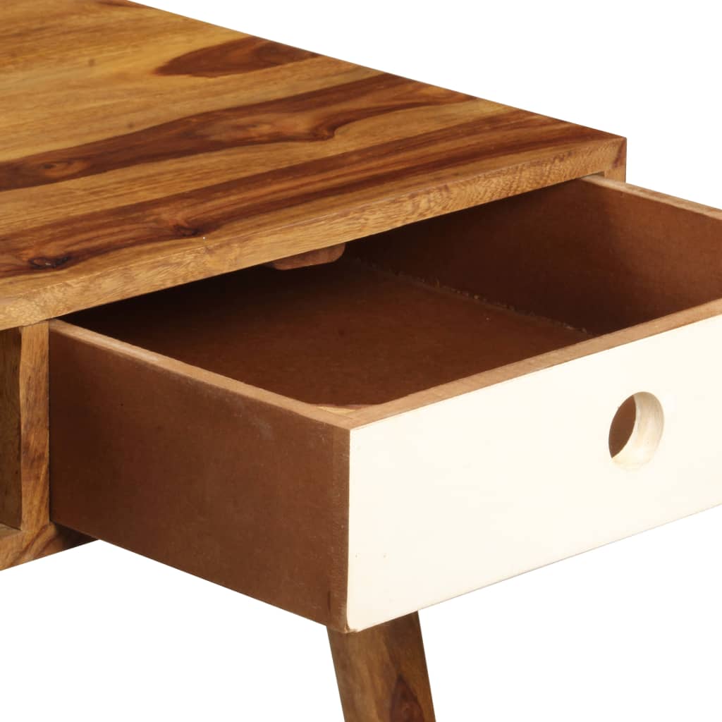 Schreibtisch 110 x 55 x 76 cm Massivholz Akazie