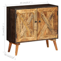 Sideboard Massivholz Mango 85x30x75 cm