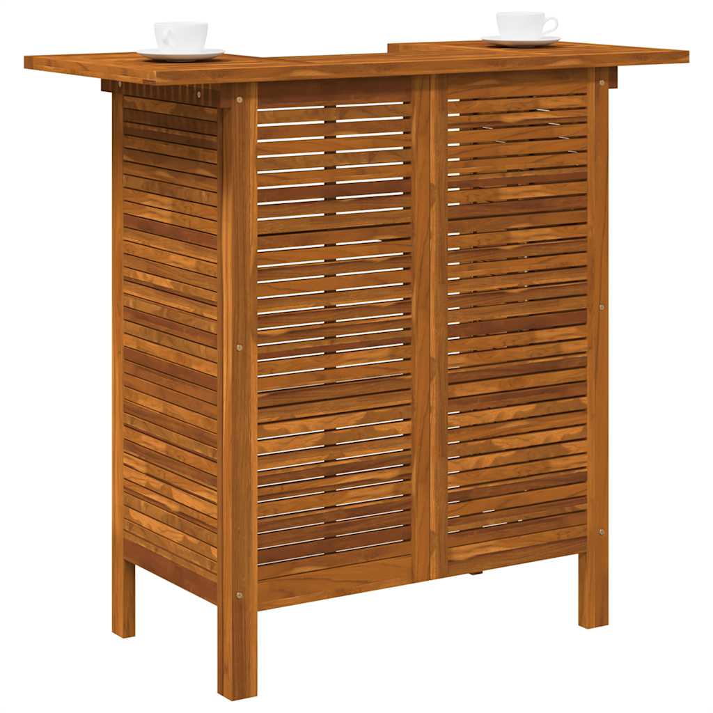Bartisch 110x50x105 cm Massivholz Akazie