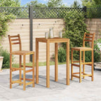 Barhocker 2 Stk. Massivholz Akazie