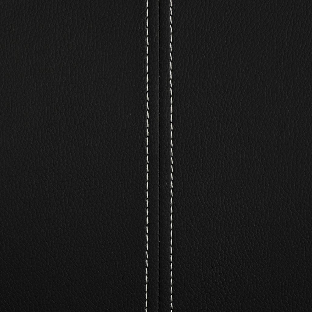 Freischwinger 2 Stk. Schwarz Kunstleder