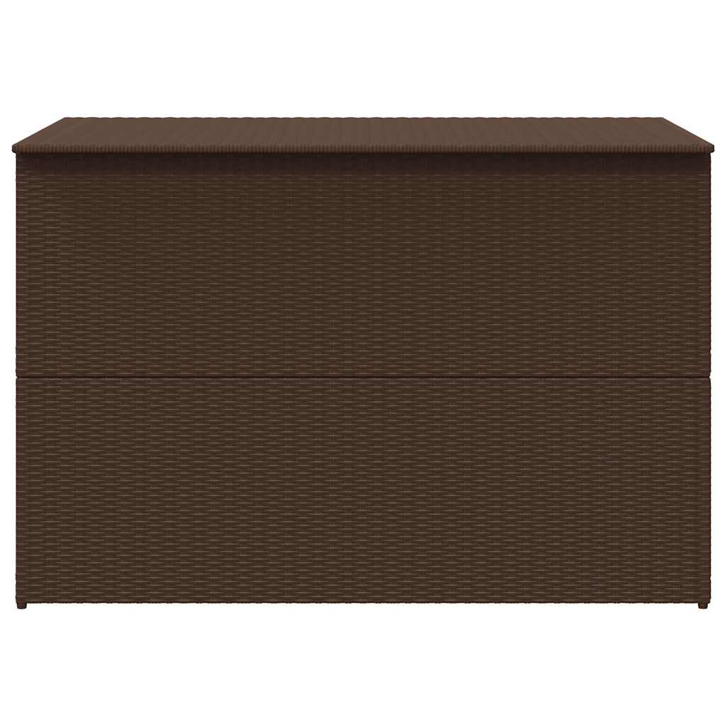 Garden-Auflagenbox Braun 150x100x100 cm Poly Rattan