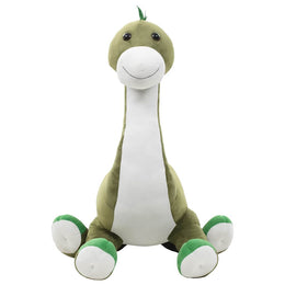 vidaXL Dino Kuscheltier Brontosaurus Plüsch Grün