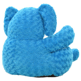 vidaXL Elefant Kuscheltier Plüsch Blau