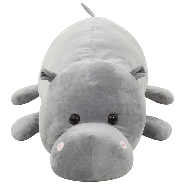 Hippo Kuscheltier Plüsch Grau
