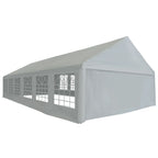 Partyzelt PE 6x12 m Grau