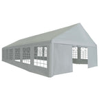 Partyzelt PE 6x12 m Grau