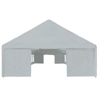 Partyzelt PE 6x12 m Grau