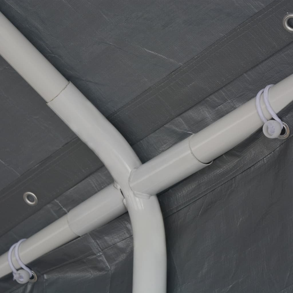 Partyzelt PE 6x12 m Grau