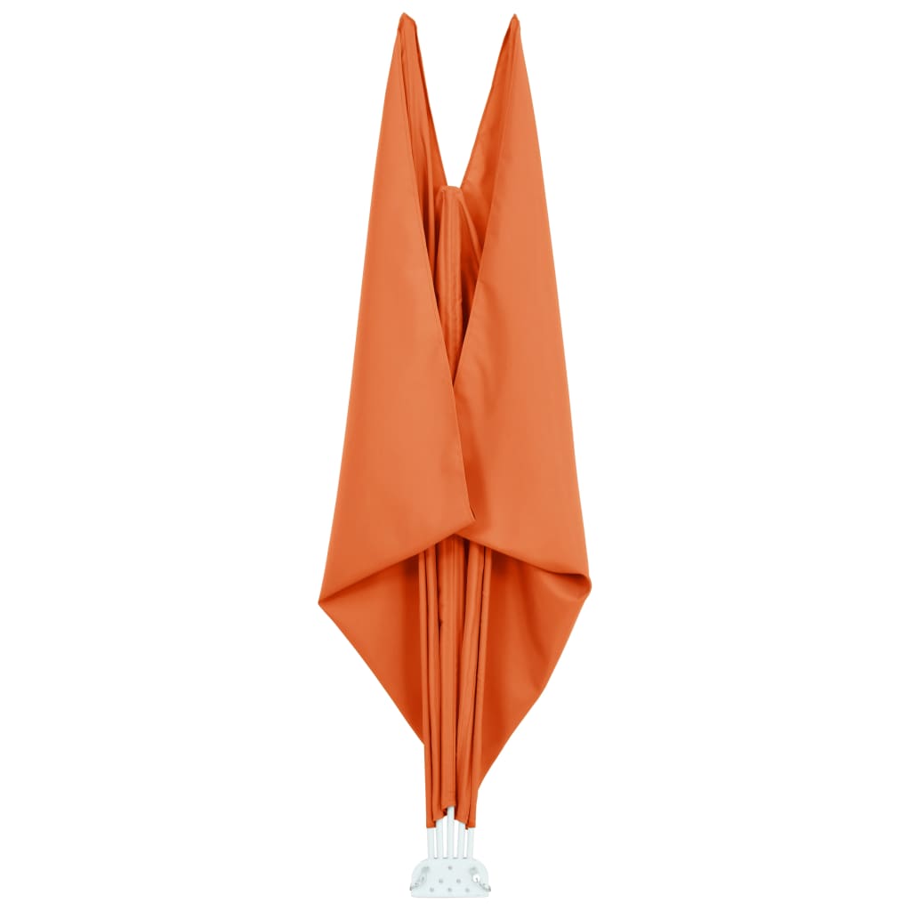 Faltbarer Terrassen-Seitenfächer Terracotta-Rot 400×200 cm