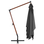 Ampelschirm mit Holz-Mast 400x300 cm