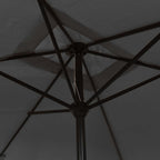 Sonnenschirm mit Metall-Mast 300x200 cm Anthrazit