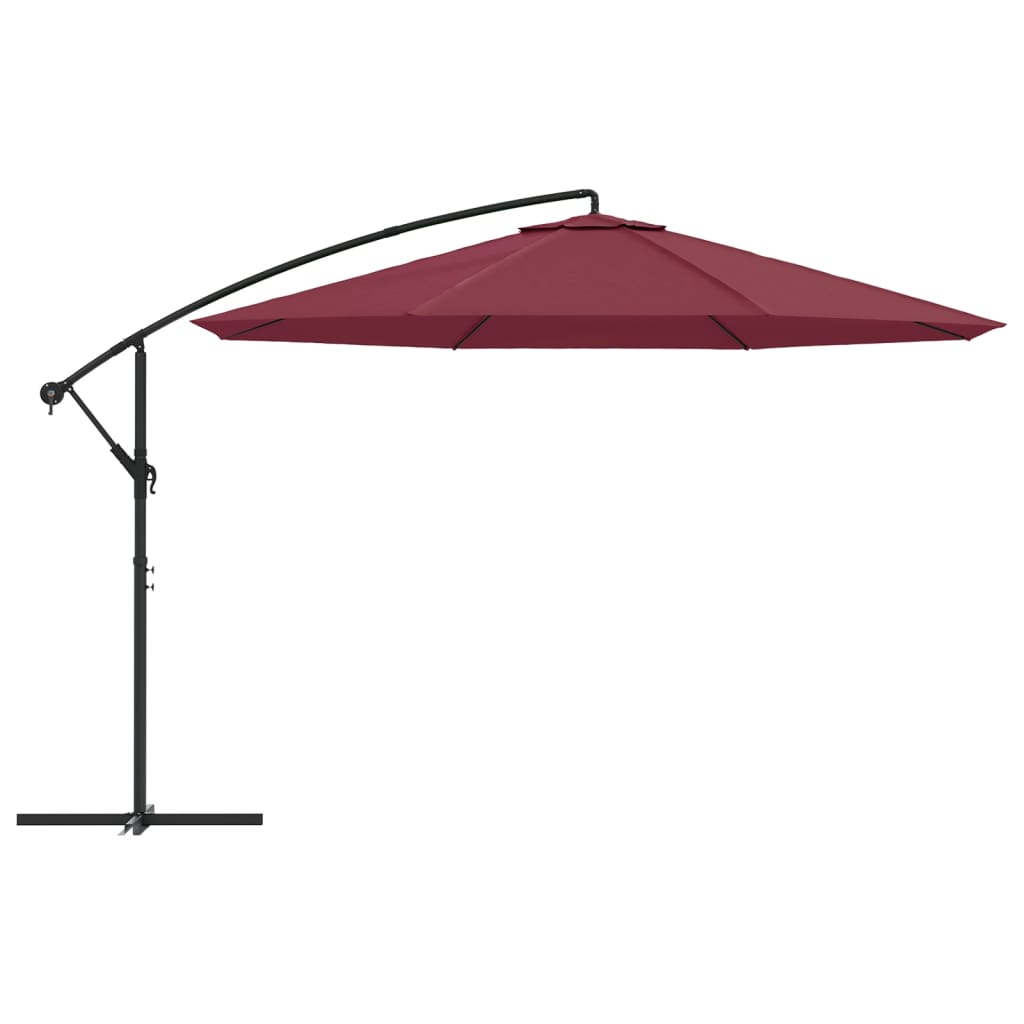 Ampelschirm mit Aluminium-Mast 350 cm