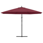 Ampelschirm mit Aluminium-Mast 350 cm