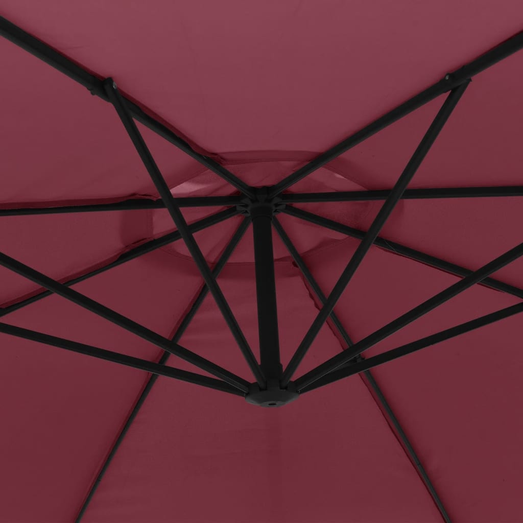 Ampelschirm mit Aluminium-Mast 350 cm
