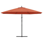 Ampelschirm mit Aluminium-Mast 350 cm