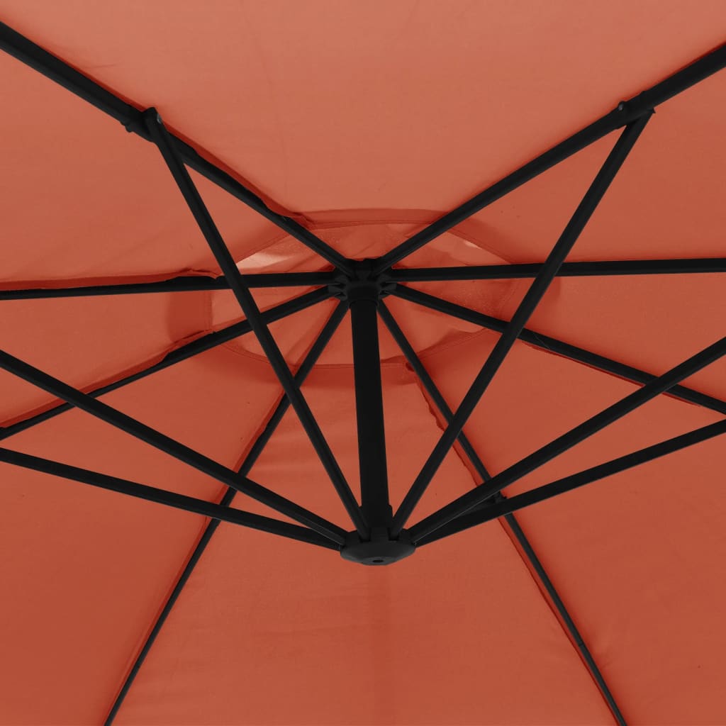 Ampelschirm mit Aluminium-Mast 350 cm