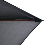 Sonnenschirm mit Holz-Mast 200x300 cm Anthrazit