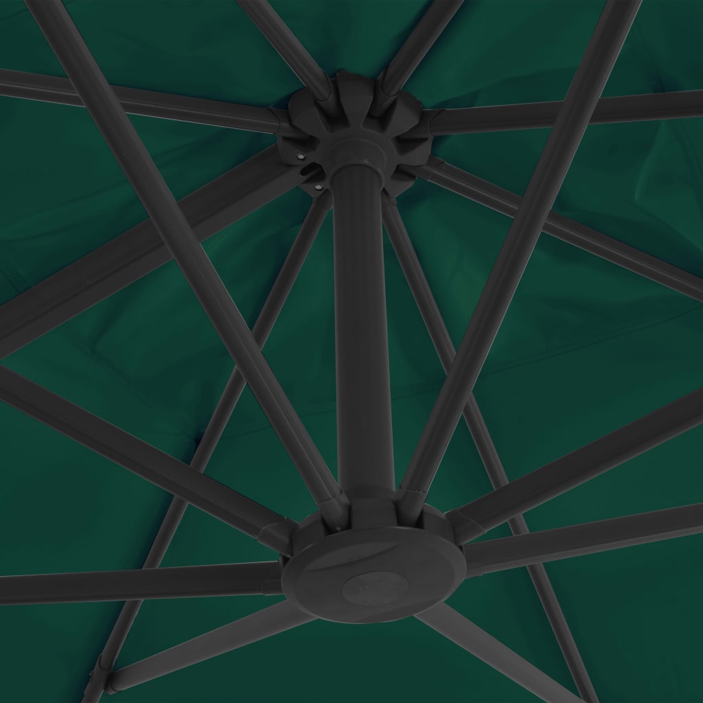 Ampelschirm mit Aluminium-Mast 300x300 cm