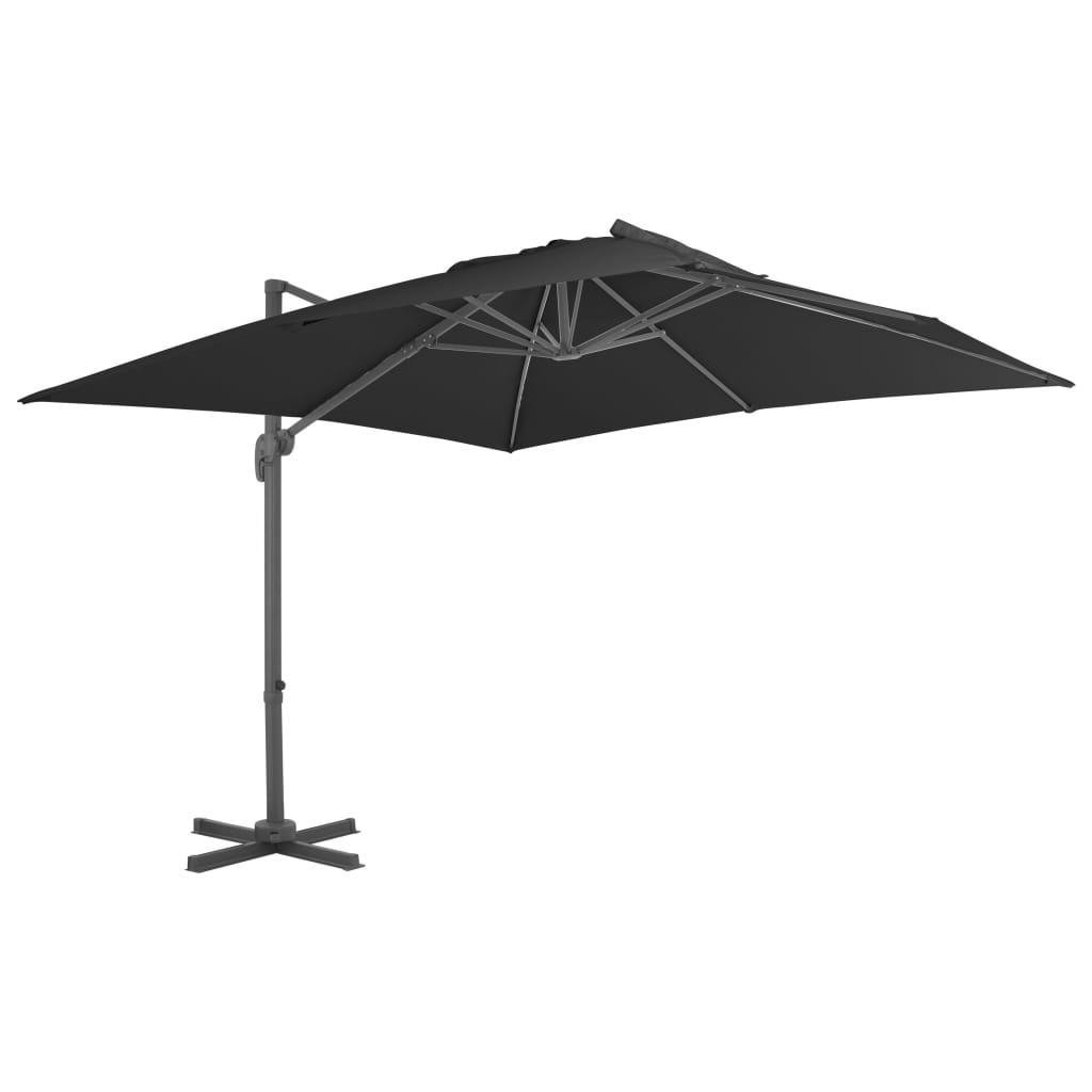 Ampelschirm mit Aluminium-Mast 300x300 cm