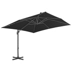 Ampelschirm mit Aluminium-Mast 300x300 cm