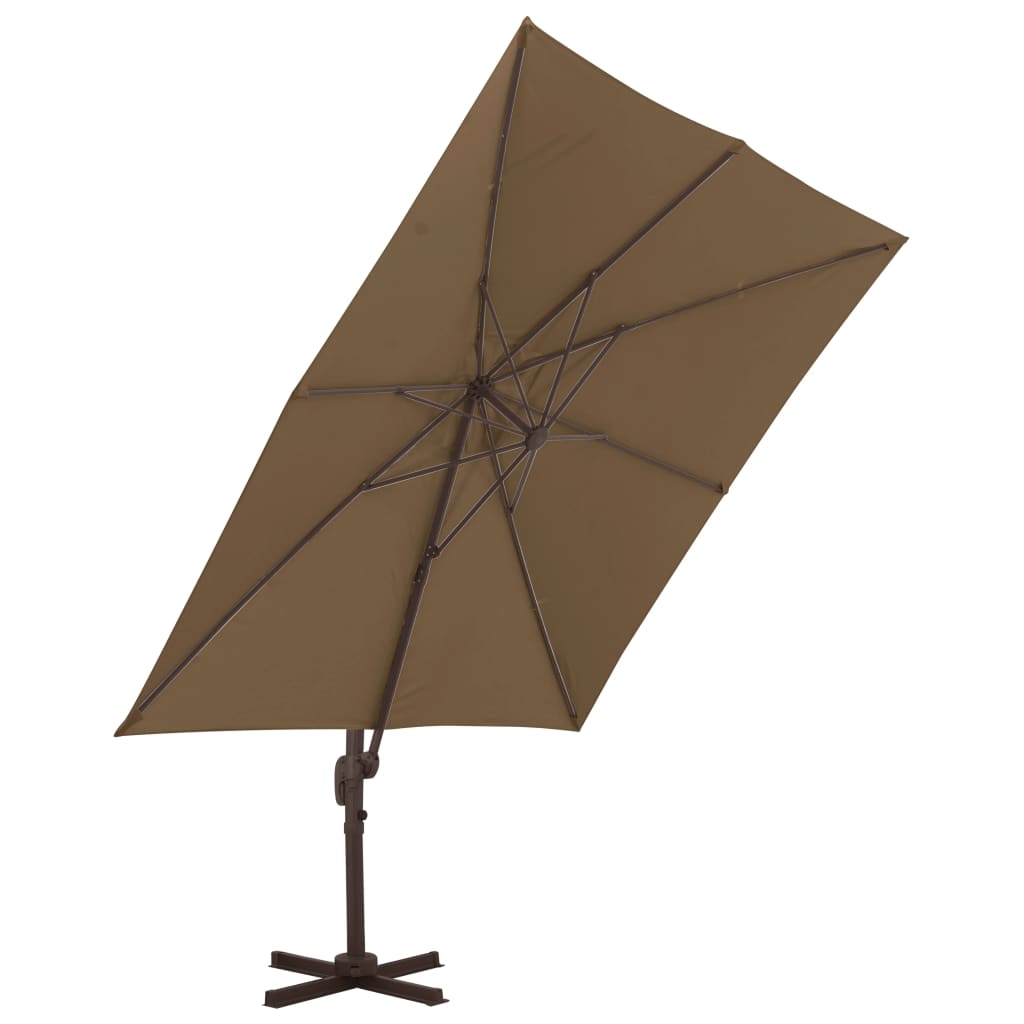 Ampelschirm mit Aluminium-Mast 300x300 cm
