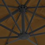 Ampelschirm mit Aluminium-Mast 300x300 cm