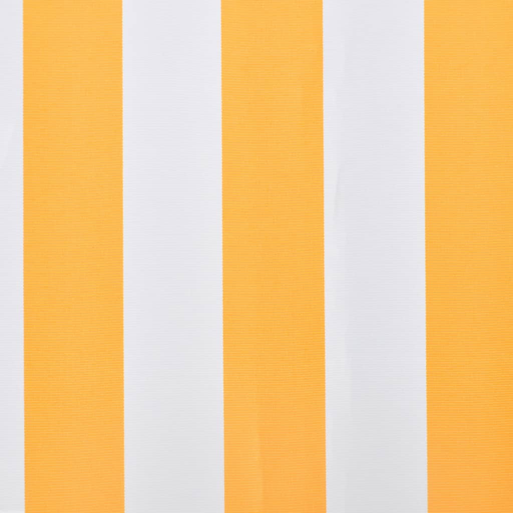 Markisenbespannung Canvas Orange & Weiß 350x250 cm