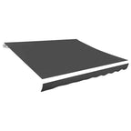 Markisenbespannung Canvas Anthrazit 4,5x3 m