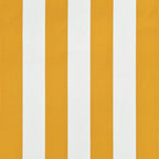 Einziehbare Markise 200×150 cm Gelb und Weiß