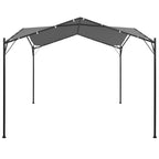 Gartenpavillon Anthrazit 4x4 m