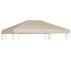 Pavillondach 310 g/m² 4×3 m Beige