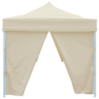 Faltzelt Partyzelt Pop-Up mit 8 Seitenwänden 870x291x315 cm Creme