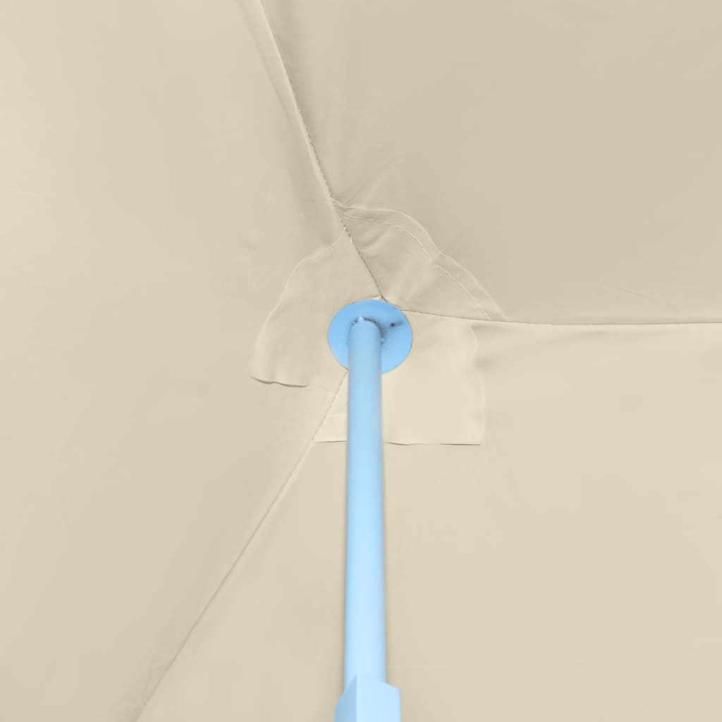 Faltzelt Partyzelt Pop-Up mit 8 Seitenwänden 870x291x315 cm Creme