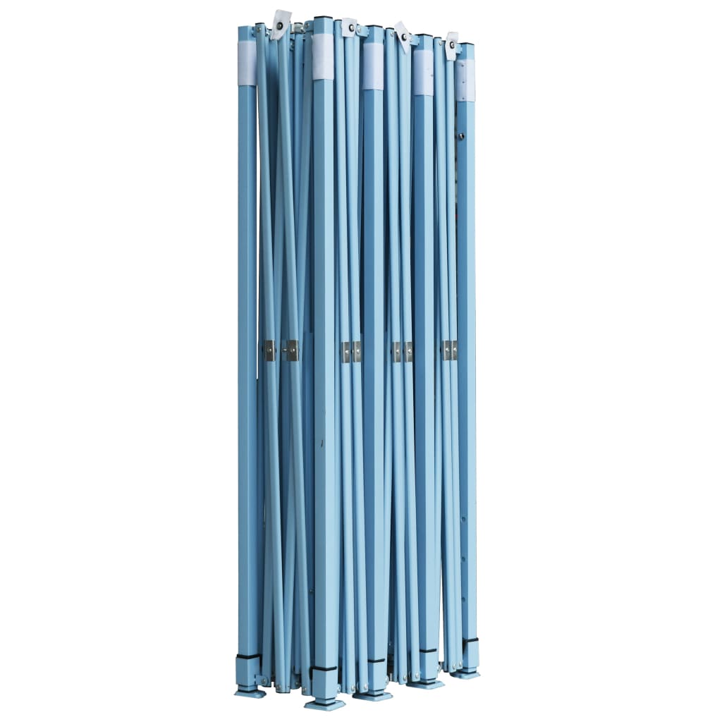 Faltzelt Partyzelt Pop-Up mit 8 Seitenwänden 870x291x315 cm Creme