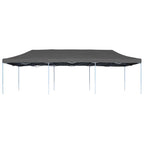 Faltzelt Pop-Up Partyzelt 3 x 9 m Anthrazit
