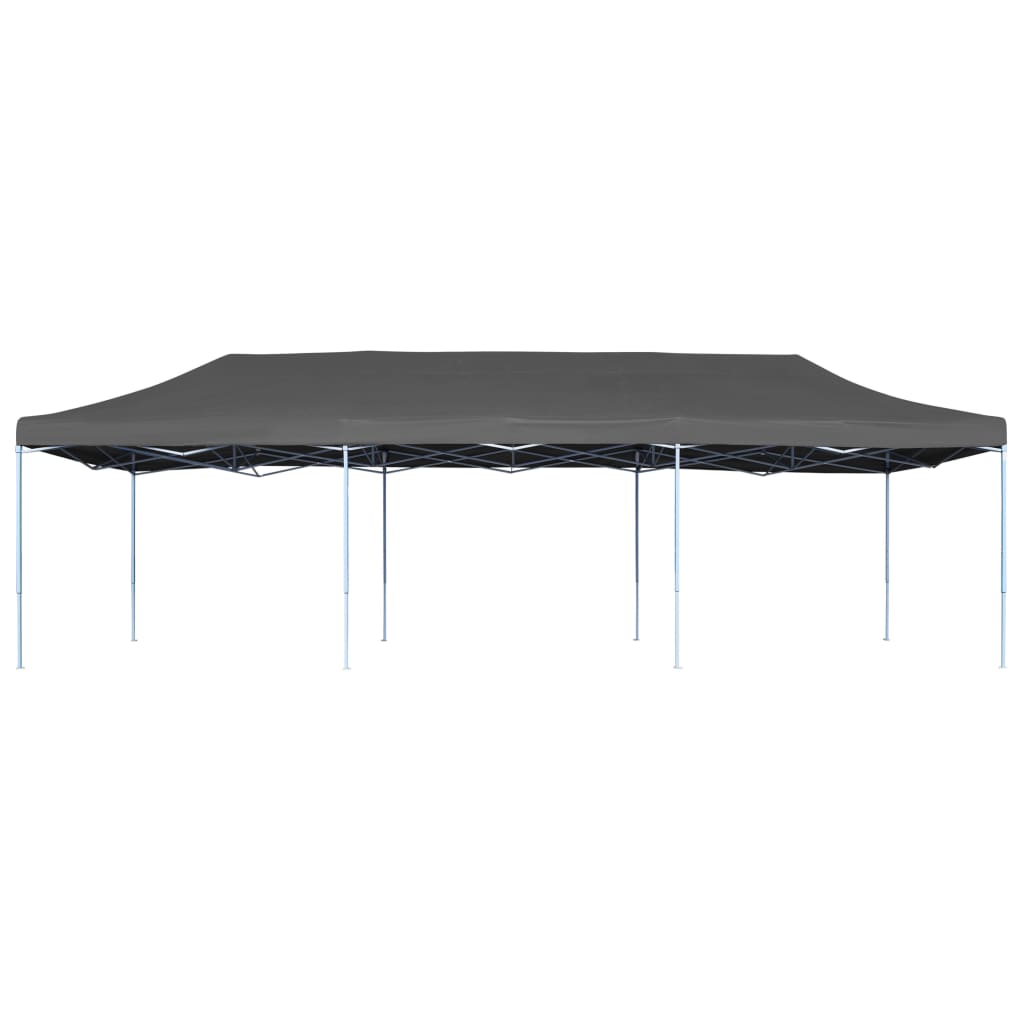 Faltzelt Pop-Up Partyzelt 3 x 9 m Anthrazit