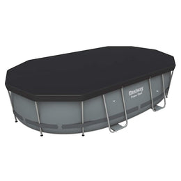 Bestway Power Stahlrahmen-Pool Set Oval 488x305x107 cm 56448