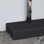 Sonnenschirmständer Granit 25 kg Rechteckig Schwarz