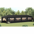 Partyzelt 3x12 m Anthrazit