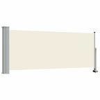 Ausziehbare Seitenmarkise 100 x 300 cm Creme