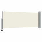 Ausziehbare Seitenmarkise 100 x 300 cm Creme