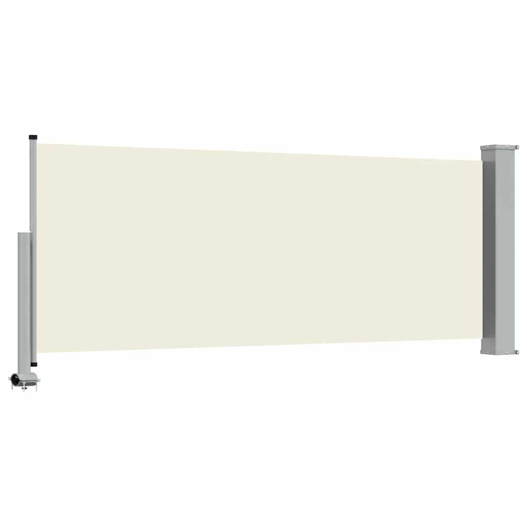 Ausziehbare Seitenmarkise 100 x 300 cm Creme